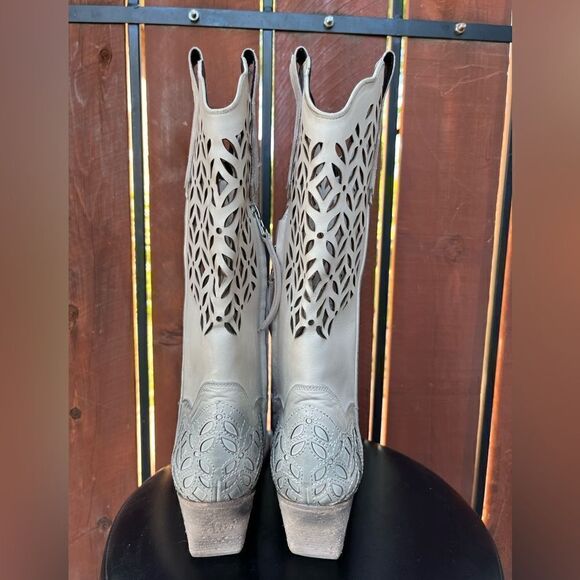 NEW Golo western cowgirl Boot Laser Cut size 10 - Picture 5 of 8